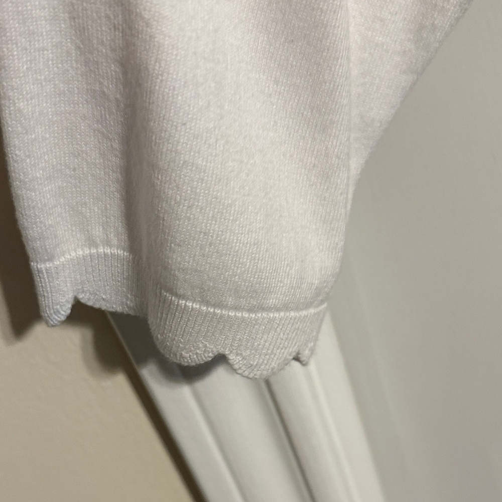 Talbots Cream Button-Front Cardigan - Picture 4 of 4